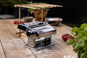 Pastamachine RVS + Pasta Droogrek – Complete Pasta Set